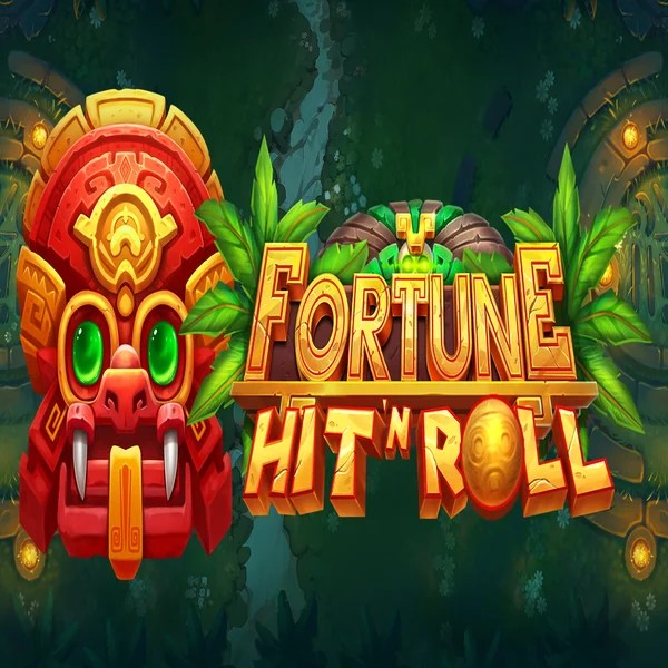 Fortune Hit'n Roll slot logo by Pragmatic Play at Run4Win Casino