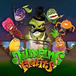 Jumping Fruits slot visual from Wazdan available on run4win.eu.com