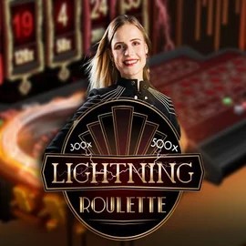 Lightning Roulette online game logo by Evolution on run4win.eu.com