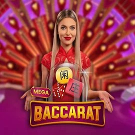 Mega Baccarat by Pragmatic Play, showcased at run4win.eu.com – game logo
