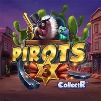 Pirots 3 logo by ELK Studios at Run4Win Casino