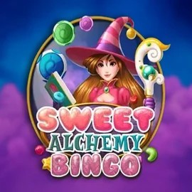 Sweet Alchemy Bingo slot logo by Play'n GO at Run4Win Casino