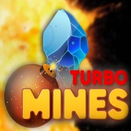 Turbo Mines game by Turbo Games – logo hosted on Run4Win Casino